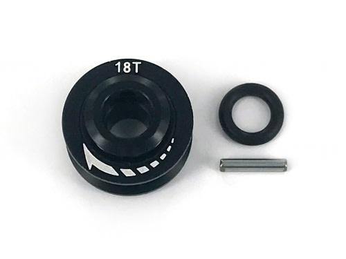K Factory Aluminum 18T Center Pulley (1) [EVOL available] K2151 - Excel RC