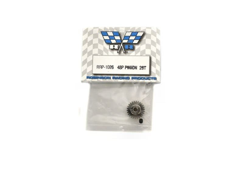 Robinson Racing Nickel-Plated 48 Pitch Pinion Gear 26T