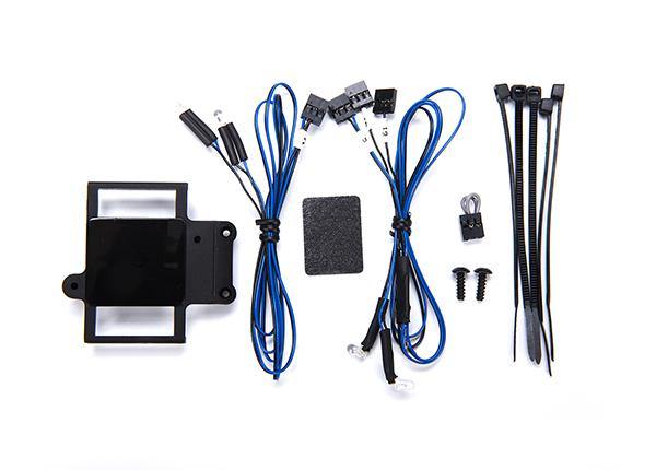 Traxxas Installation kit, Pro Scale® Advanced Lighting Control System, TRX-4® Chevrolet Blazer (1969 &amp; 1972) (includes mount, reverse lights and turn signal harnesses, hardware) 8091 - Excel RC