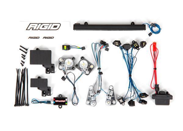 Traxxas LED light set, complete with power supply (contains headlights, tail lights, roof light bar, rock lights & distribution block) (fits #8011 body) 8095 - Excel RC
