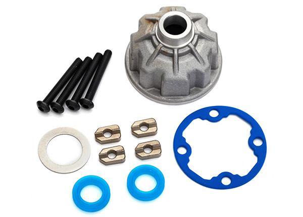 Traxxas 8681X Carrier differential (aluminum) x-ring gaskets (2) ring gear gasket spacers (4) 12.2x18x0.5 metal washer - Excel RC