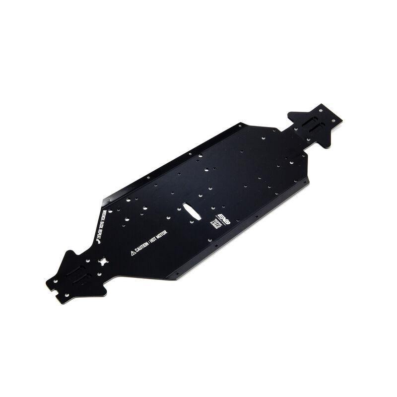 Arrma Aluminum Chassis CNC 7075 T6 SWB Black ARA320572 - Excel RC