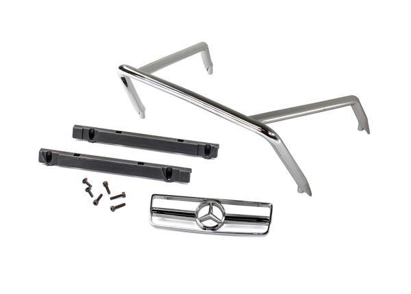 Traxxas 8827 Grille Mercedes-Benz® G 63® roll bar mounts left & right 2.6x8 BCS (self-tapping) (2) 2.5x10 CS (4) (fits #8825 body) - Excel RC