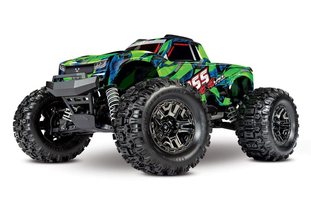 Traxxas Hoss™ 4X4 VXL: 1/10 Scale Monster Truck Green - Excel RC