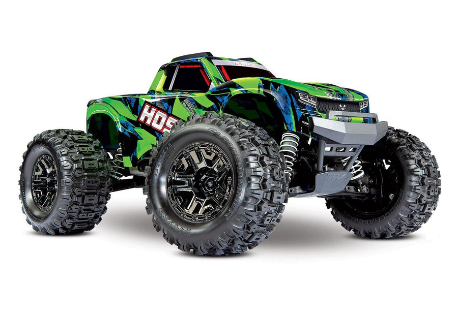 Traxxas Hoss™ 4X4 VXL: 1/10 Scale Monster Truck Green - Excel RC