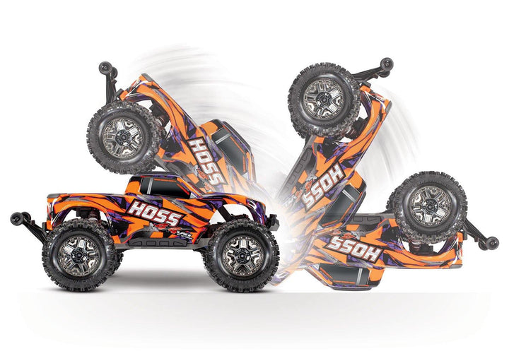 Traxxas Hoss™ 4X4 VXL: 1/10 Scale Monster Truck Green - Excel RC