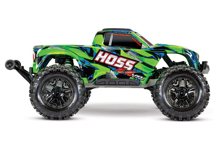 Traxxas Hoss™ 4X4 VXL: 1/10 Scale Monster Truck Green - Excel RC