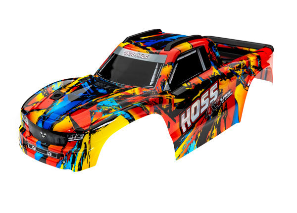 Traxxas Hoss 4X4 VXL Body Solar Flare 9011R