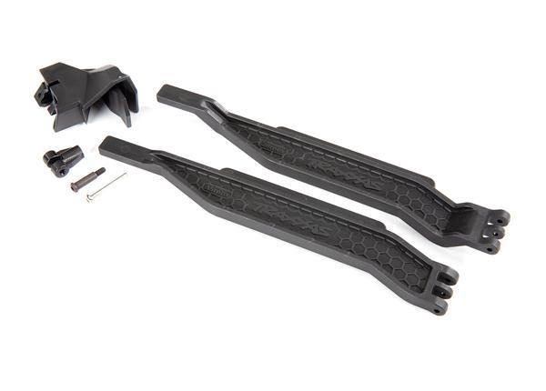 Battery hold-down (2)/ battery clip/ hold-down post/ screw pin/ pivot post screw - Excel RC
