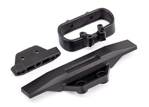 Bumper, rear/ bumper mount, rear/ bumper support, rear - Excel RC