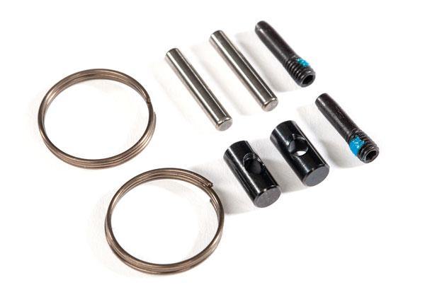 Rebuild kit, steel-splined constant-velocity driveshafts (includes pins and hardware for one axle shaft) - Excel RC