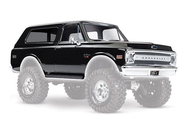 Traxxas 9112X Body Chevrolet Blazer (1969) complete (black) (includes grill side mirrors door handles windshield wipers front &amp; rear bumpers decals) - Excel RC