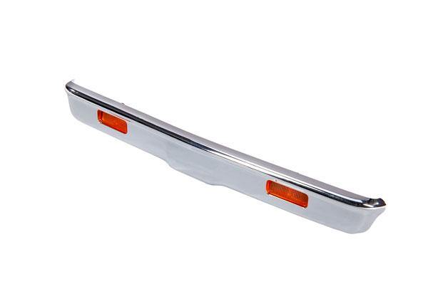 Traxxas Bumper, front (chrome)/ bumper mount/ lens (left and right) (2)/ lens mount (left and right) (2)/ 3x10 BCS (2)/ 2.6x6 BCS (4) 9126 - Excel RC