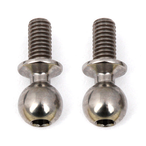 Associated FT Heavy-duty Ti Ballstuds, 6 mm, long neck 91751 | ASC91751