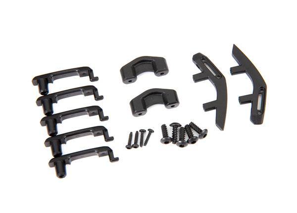 Traxxas Door handles, left & right/ trail sights, left & right/ trail sight retainers (2)/ 2.6x8 BCS (4)/ 1.6x7 BCS (self-tapping) (4) (fits #9211 body) 9218 - Excel RC