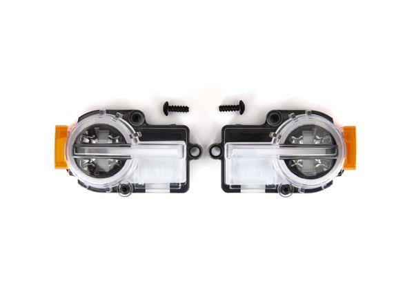 Traxxas Headlight assembly, complete (2)/ 2.6x8mm BCS (2) (fits #9211 body) 9222 - Excel RC