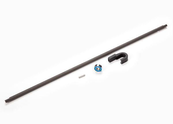 Traxxas 9355 Driveshaft, center, steel (266mm)/ pin/ support, center driveshaft/ 5x11x4 bearing TRA9355 - Excel RC