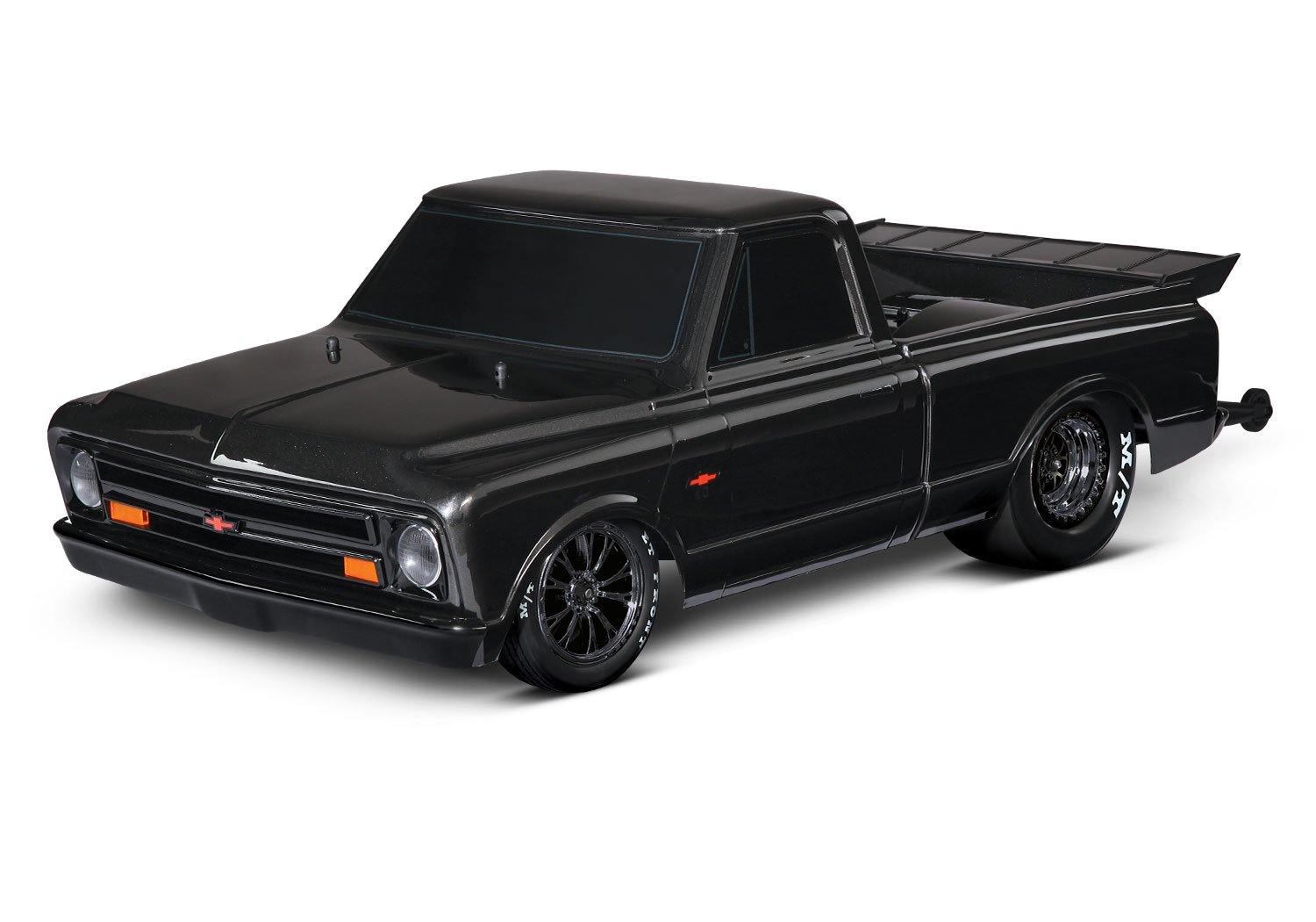 Traxxas 94076-4 1/10 No Prep Drag Truck with 1967 Chevrolet C10 body (Drag Slash) - Excel RC