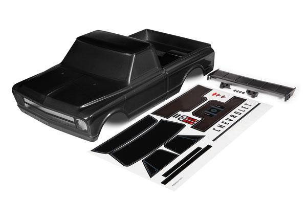 Traxxas 9411A Body, Chevrolet C10 (Black) (Includes Wing & Decals) - Excel RC