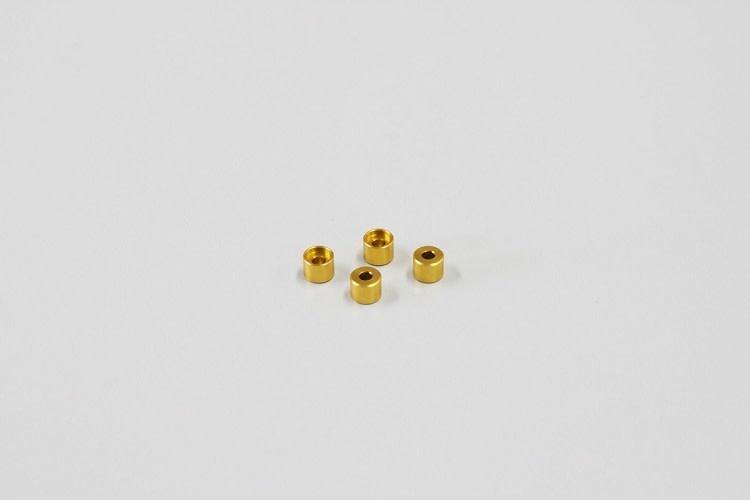 Kyosho Mini-Z (MZW418-40) Al Friction Mount Collar 4.0mm Gold 4pcs - Excel RC
