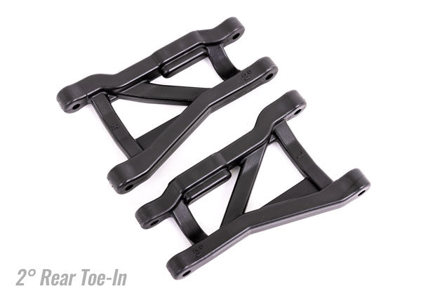 Traxxas Suspension Arms, Black, Rear (Left & Right), Heavy Duty, 2° Toe Angle (2) 9432