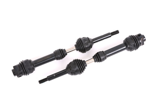 Traxxas Driveshafts, Rear, Steel-Spline Constant-Velocity (Complete Assembly) (2) 9450R