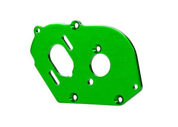 Traxxas 9490G Plate, Motor, Green (4Mm Thick) (Aluminum)/ 3X10Mm Cs With Split And Flat Washer (2) - Excel RC