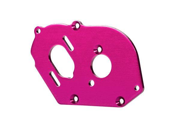 Traxxas 9490P Plate, Motor, Pink (4Mm Thick) (Aluminum)/ 3X10Mm Cs With Split And Flat Washer (2) - Excel RC