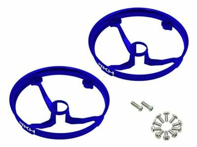 Rakon CNC AL Propeller Guards (Blue) - Blade Inductrix 1 Prop Guard