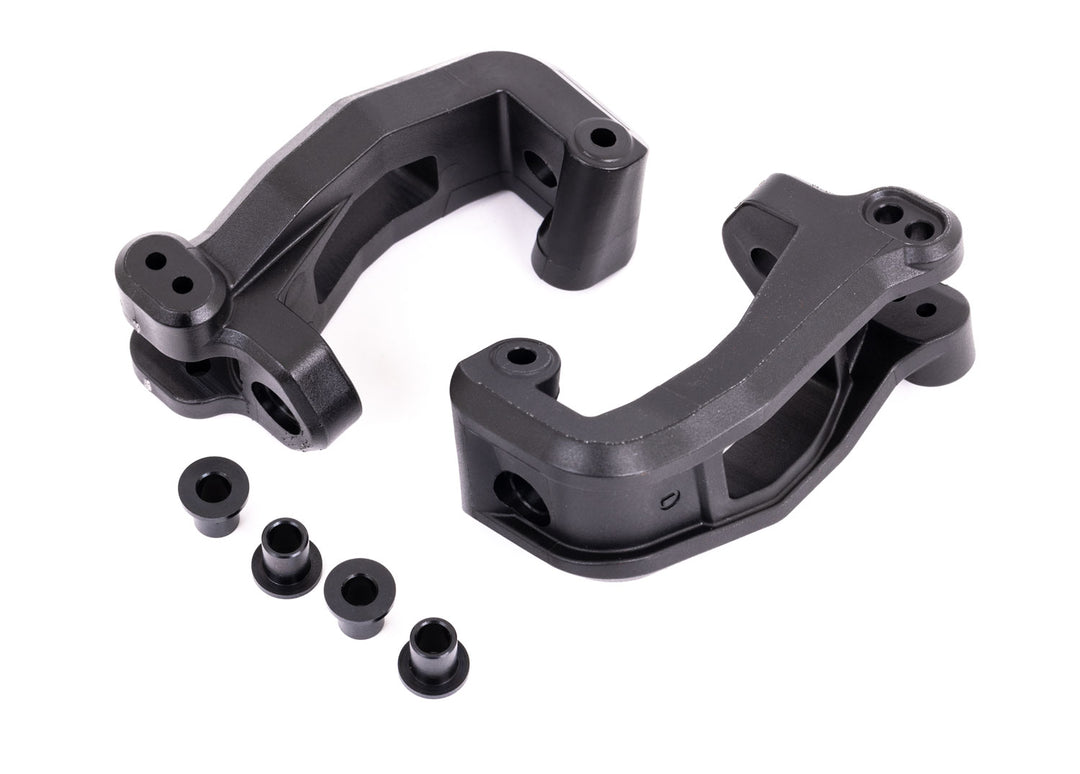 Traxxas Caster Blocks (C-Hub) Left and Right With Kingpin and Bushings (4) 9532