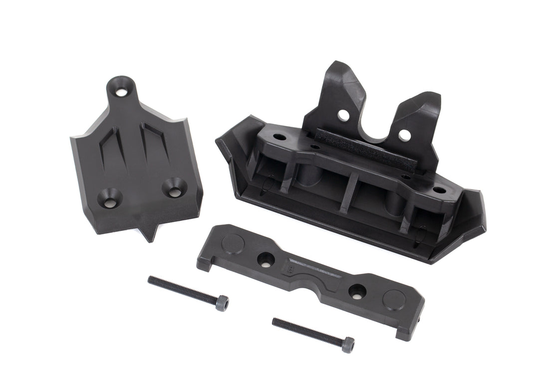 Traxxas Front Bumper With Skidplate and Tie Bar Mount 3x25 CS (2) 9535
