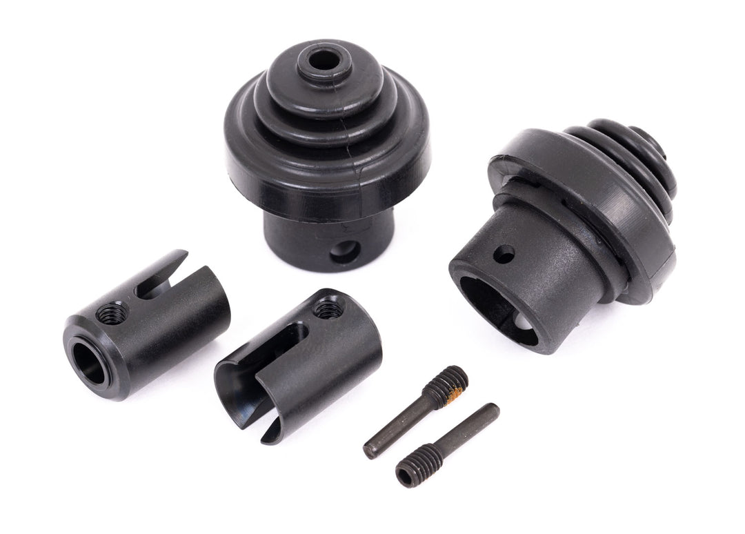 Traxxas Drive Cup Front Or Rear (Hardened Steel) (For Differential Pinion Gear) Driveshaft Boots (2) Boot Retainers (2) 9587