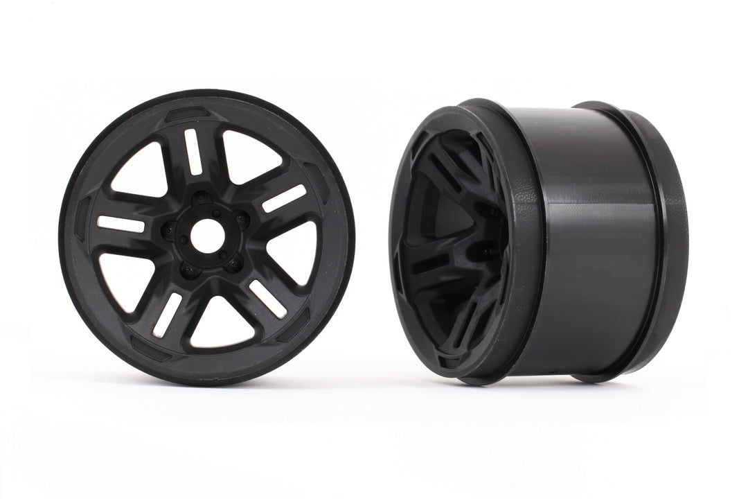 Traxxas Wheels, 3.8" (Black) (2) (17Mm Splined) 9671