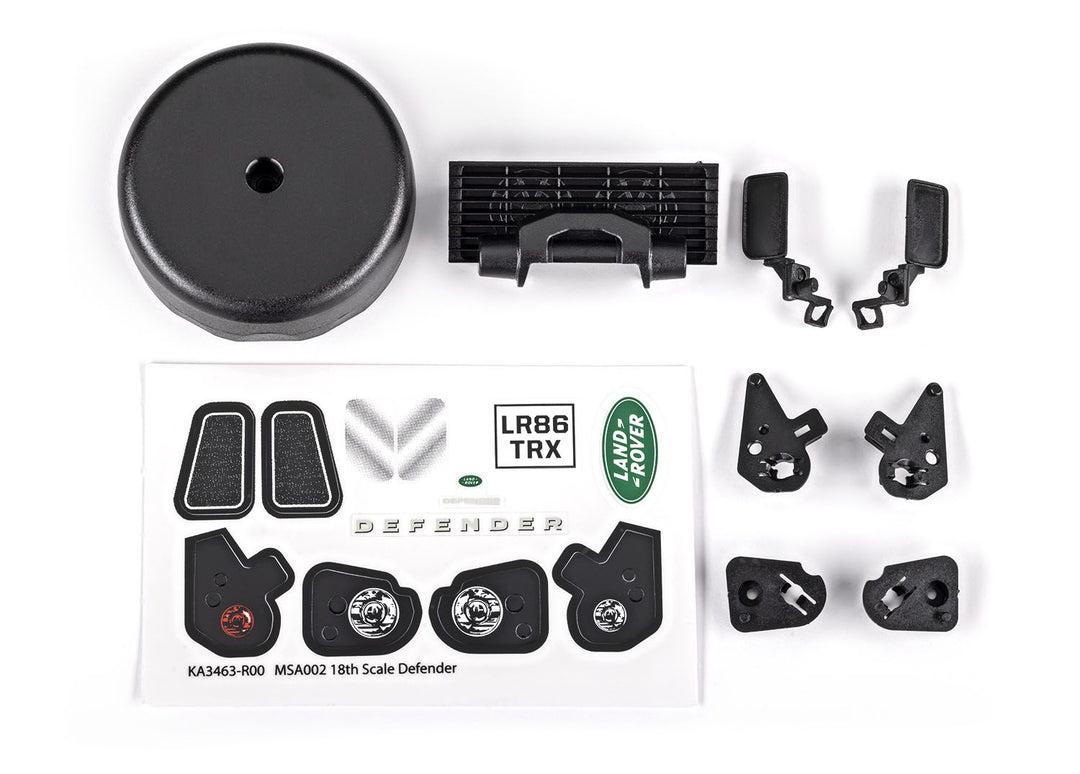 Traxxas TRX-4m Land Rover Defender Body Accessories Fits 9712 Body 9720