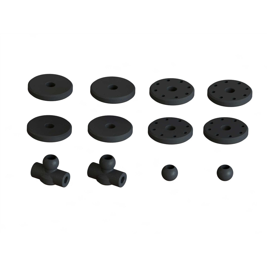 Arrma ARA330622 Shock Set, 16mm Bore, 133mm Length, 1000cSt Oil - Excel RC