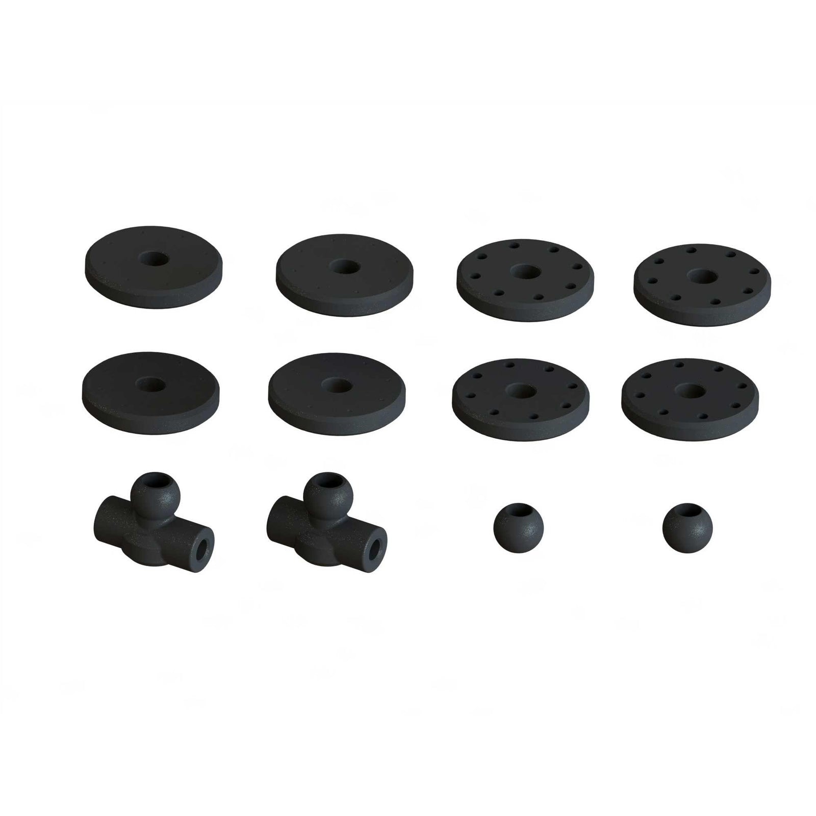 Arrma ARA330622 Shock Set, 16mm Bore, 133mm Length, 1000cSt Oil - Excel RC