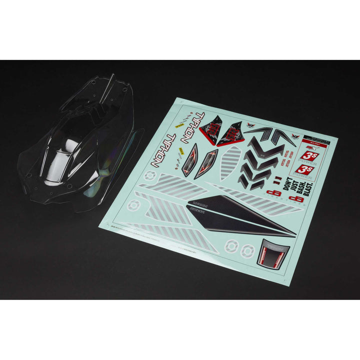 ARRMA Typhon 4x4 Clear Body with Decals AR402270 | ARA402270