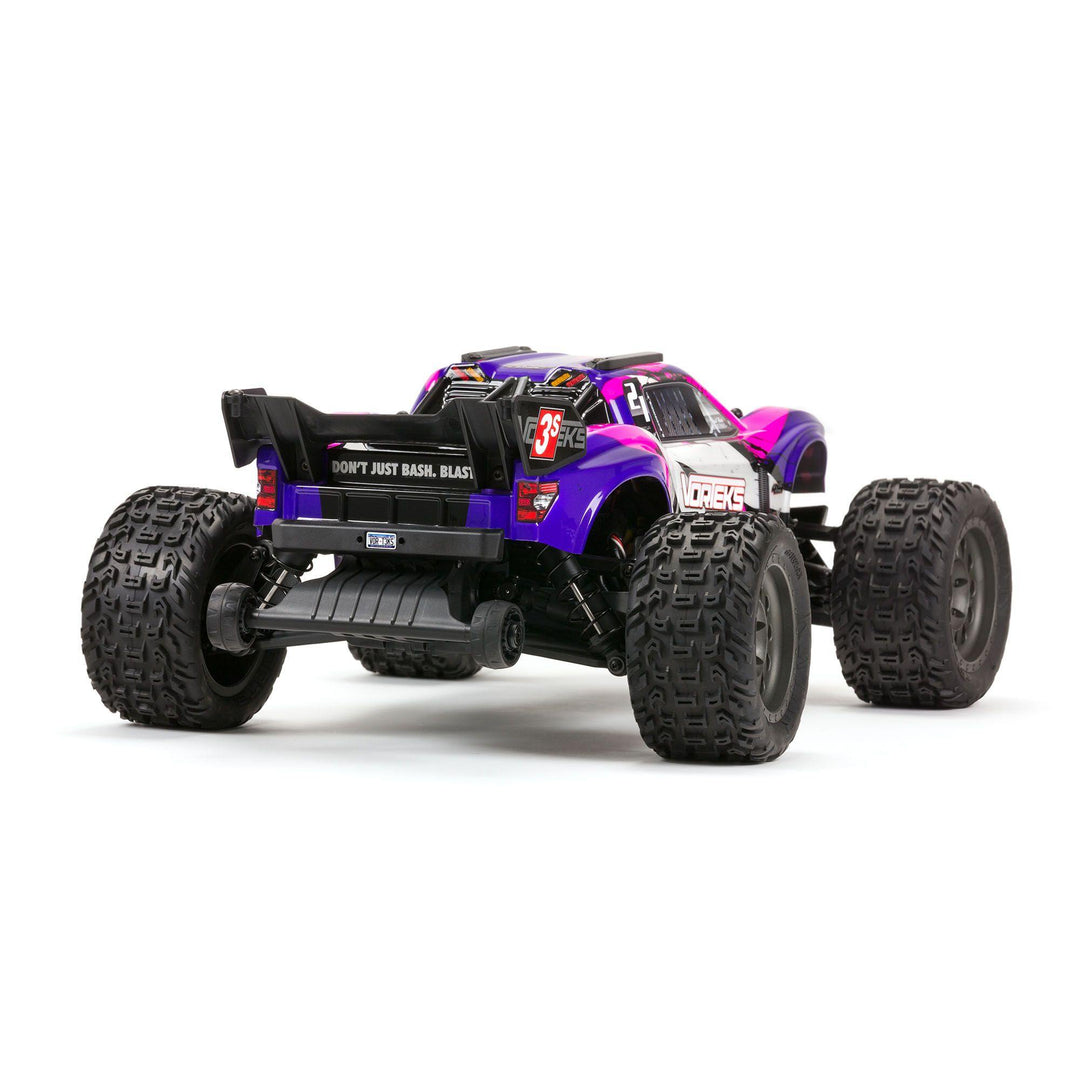 Arrma VORTEKS 4X4 3S BLX 1/10th Stadium Truck (Purple) ARA4305V3T2 - Excel RC