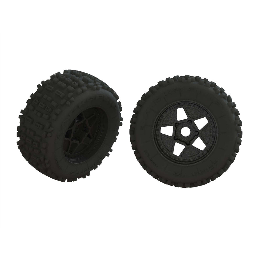 Arrma ARA550064 dBoots Backflip Tire Set, Glued (1 pair) - Excel RC