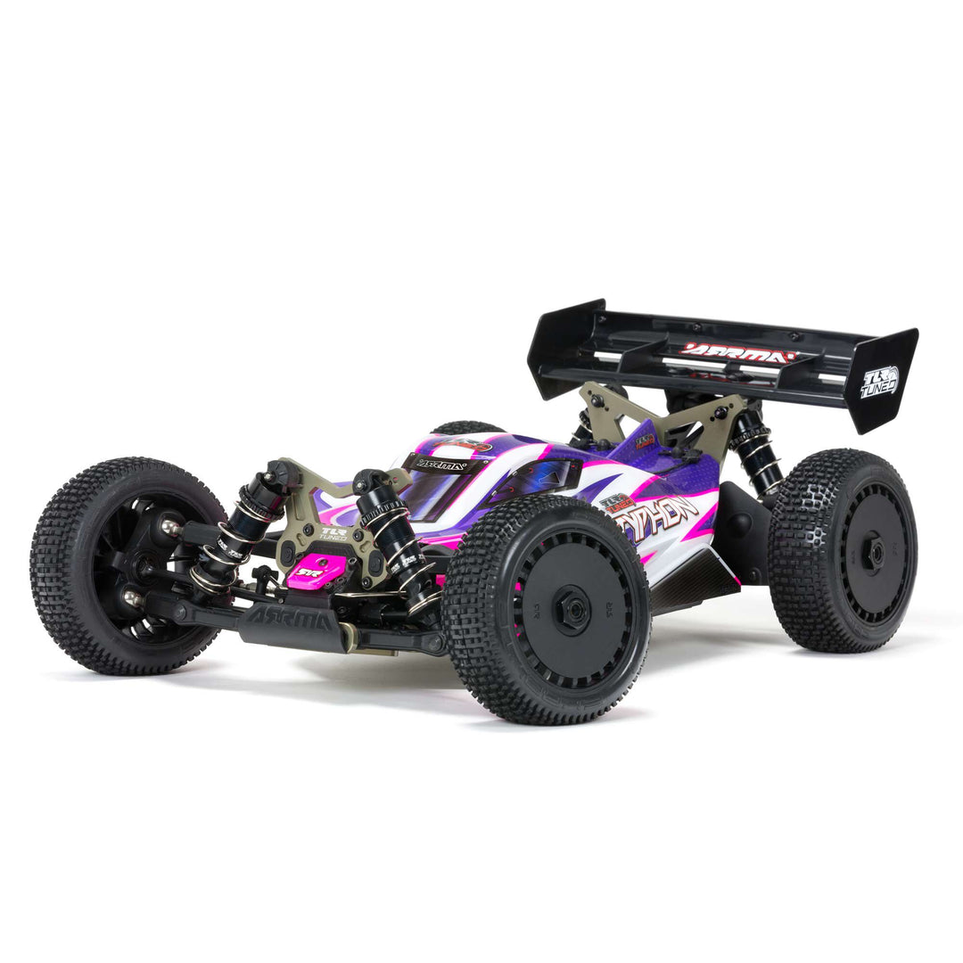 ARRMA Team Losi Tuned Typhon 1/8 4WD Roller Pink/Purple ARA8306