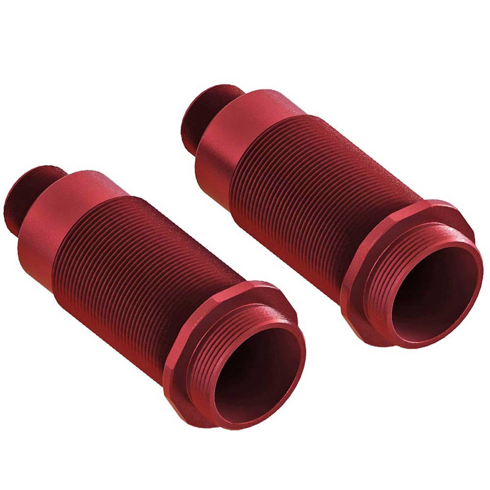 Arrma ARAC9072 Shock Body 16x54mm Aluminum, Red (2): 6S AR330478 - Excel RC