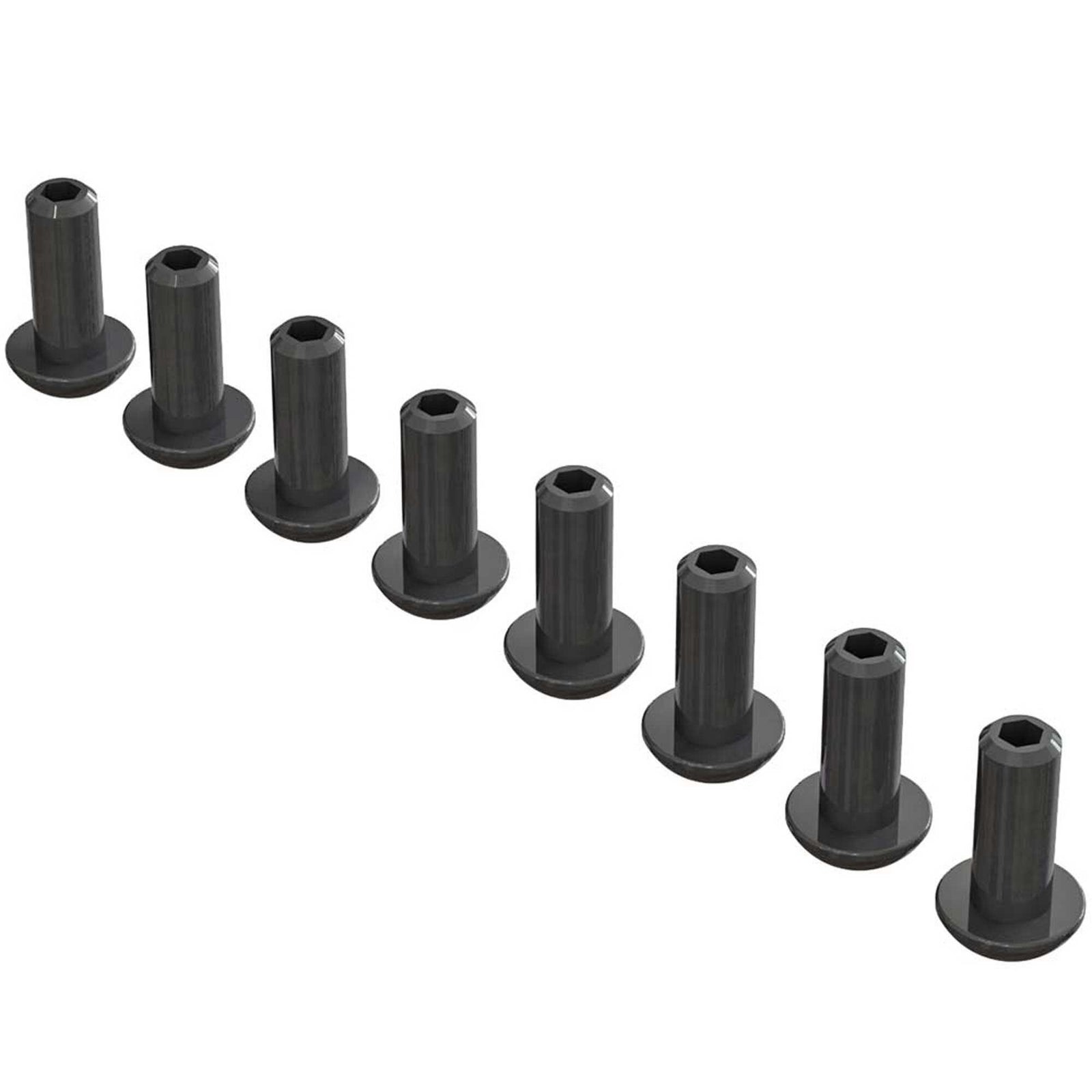 Arrma ARAC9870 Double Socket Button Head Screw 4x10mm (8) AR727410 - Excel RC