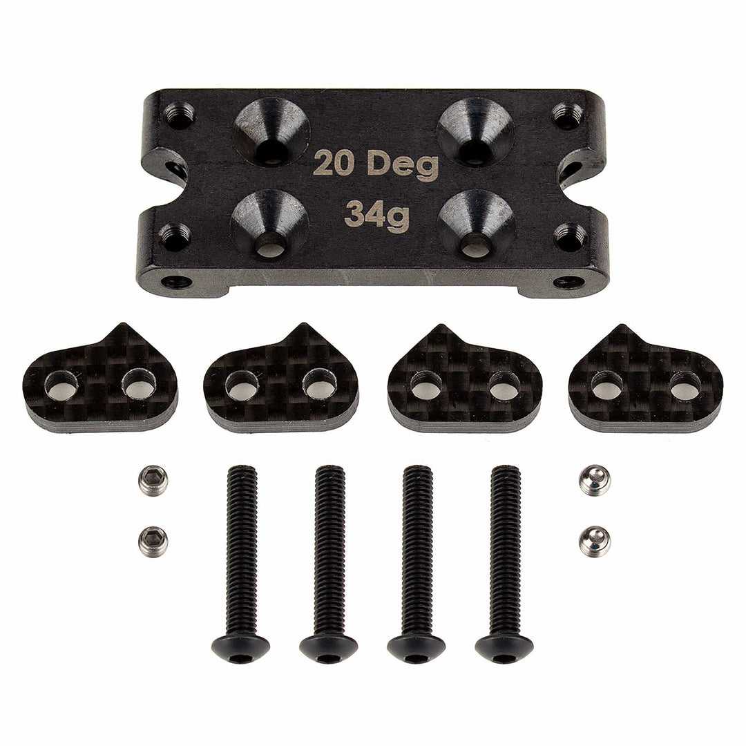 Associated Electrics  RC10B6 FT Steel Bulkhead 20 Degree ASC91899