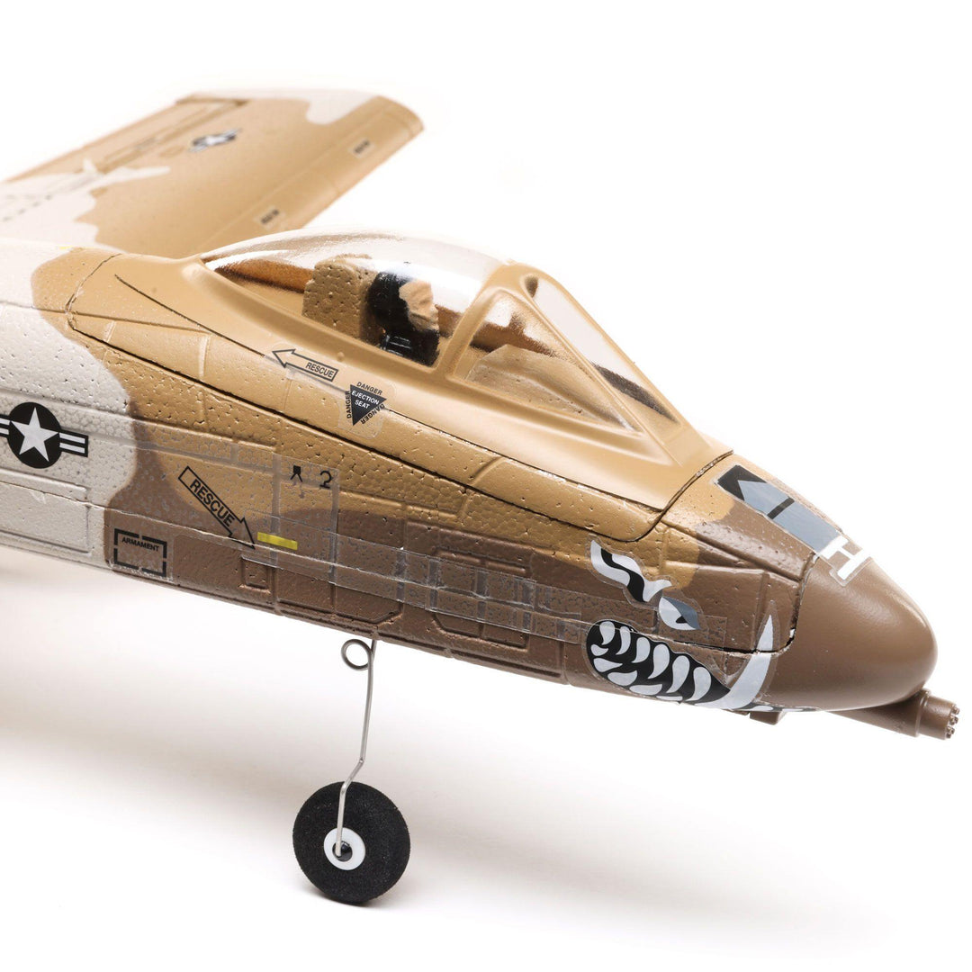 E-Flite EFLU6550 UMX A-10 Thunderbolt II 30mm EDF BNF Basic with AS3X and SAFE Select, 562mm - Excel RC