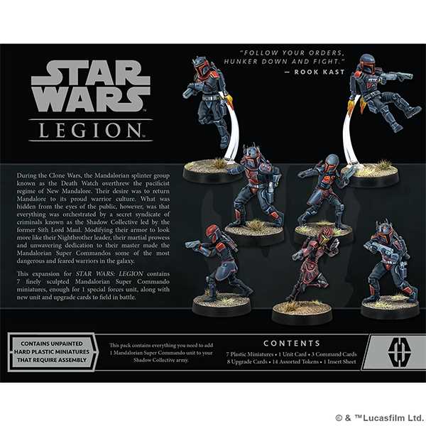 Star Wars: Legion: Mandalorian Super Commandos SWL94EN