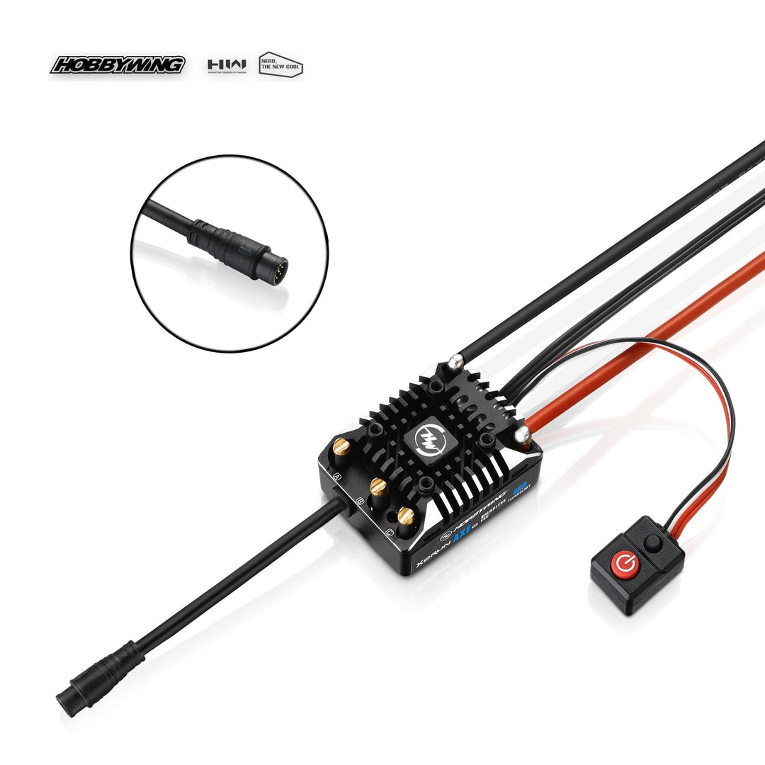 Hobbywing XERUN AXE 540L R2 Brushless System for Rock Crawler w/ AXE 540L-2100KV-R2 Motor Combo 38020312 - Excel RC