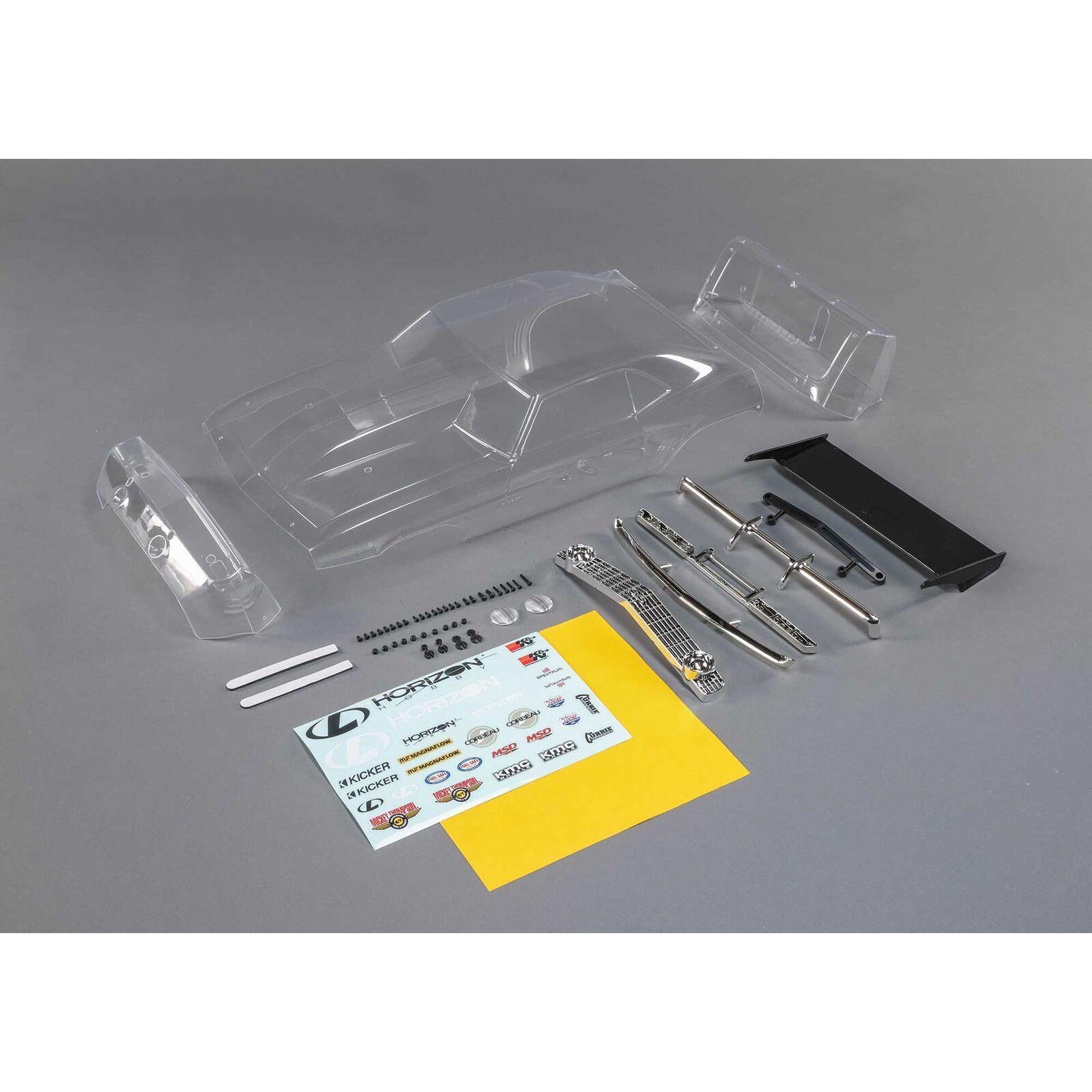 Losi 69 Camaro Body Set, Clear: 22S Drag LOS230086 - Excel RC
