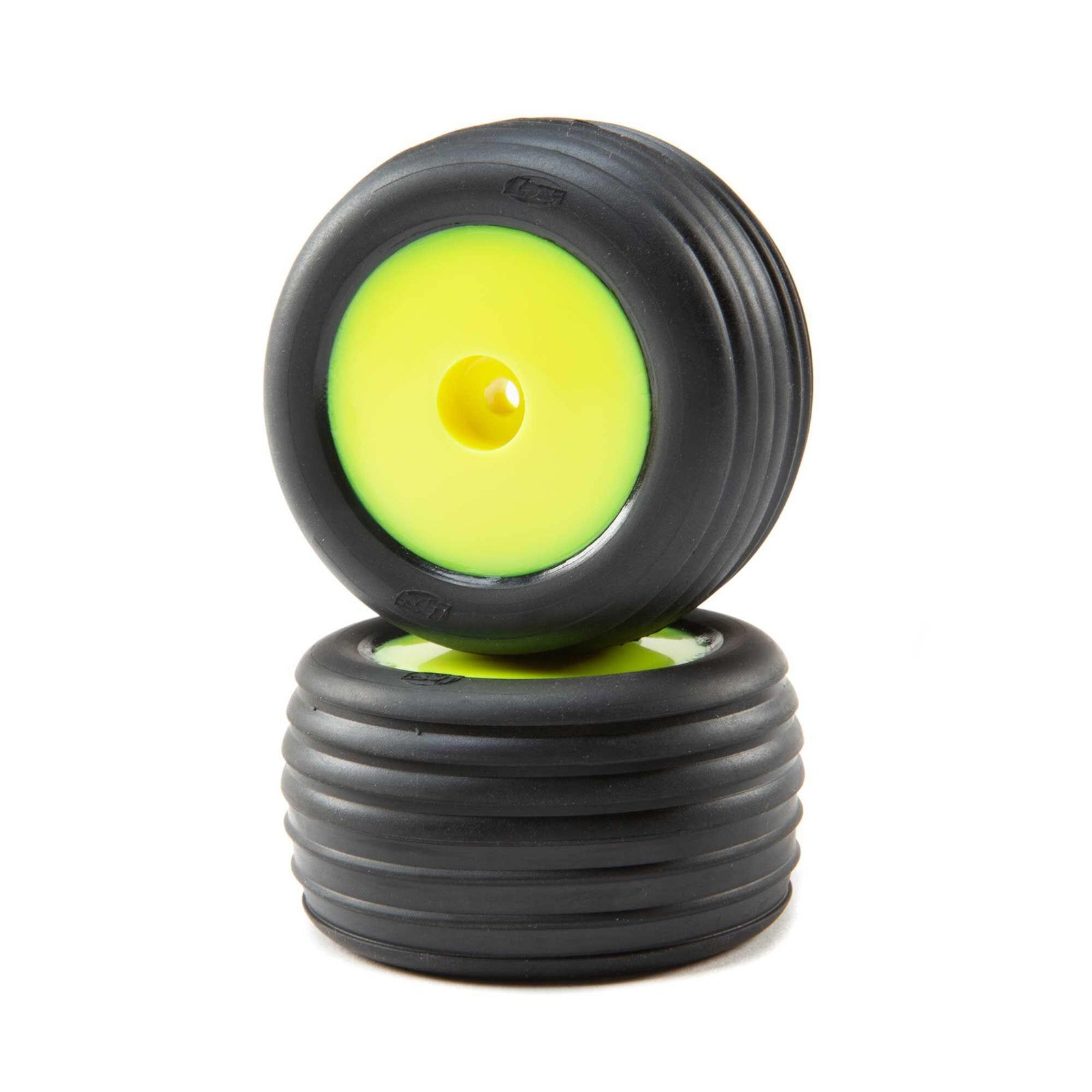 Losi Directional Tires,Front,Mounted,Yellow: Mini-T 2.0 LOS41010 - Excel RC