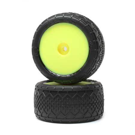Losi BK Bar, RR Mounted, Yellow (2): Mini-B LOS41016 - Excel RC