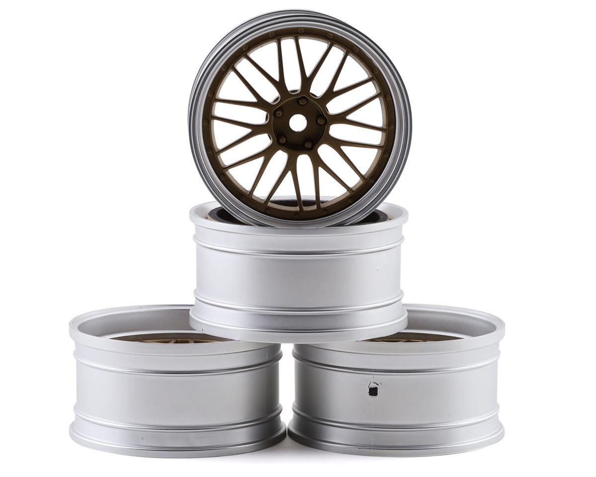 MST MXS-832102GD FS-GD LM Wheel Set (Gold) (4) (Offset Changeable) w/12mm Hex - Excel RC